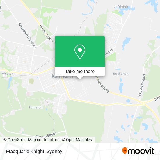 Macquarie Knight map