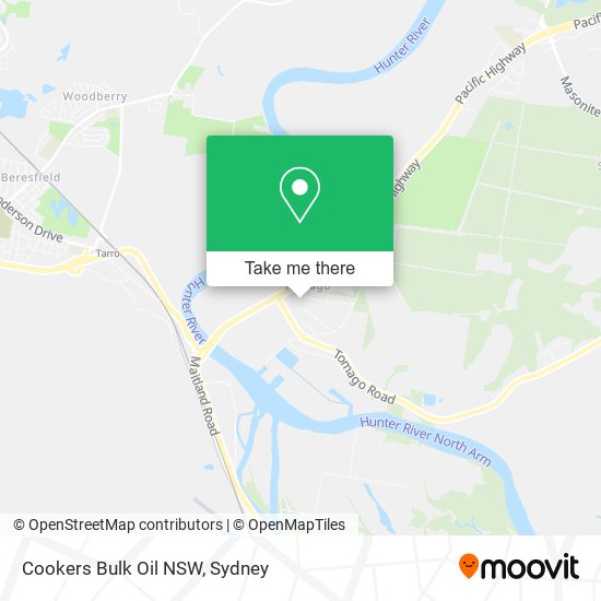 Cookers Bulk Oil NSW map