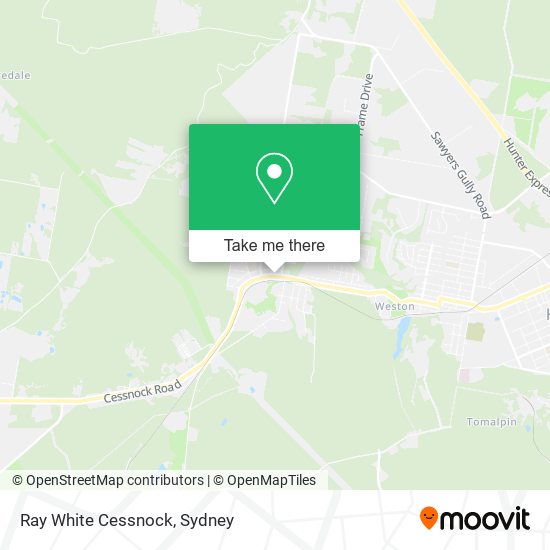 Ray White Cessnock map