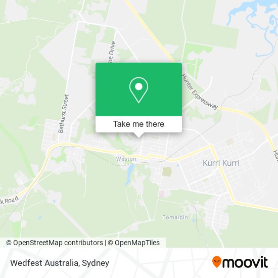 Wedfest Australia map