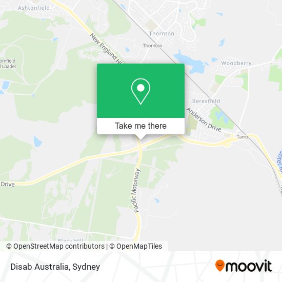 Disab Australia map