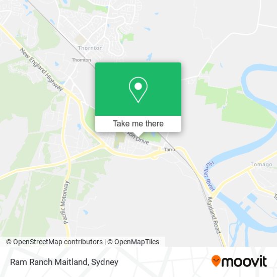 Ram Ranch Maitland map