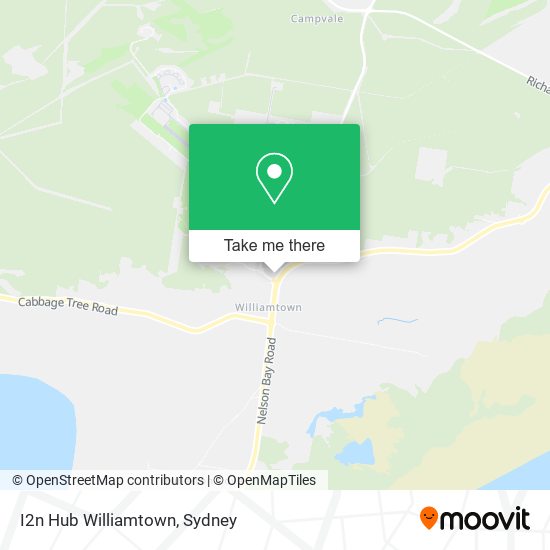 I2n Hub Williamtown map