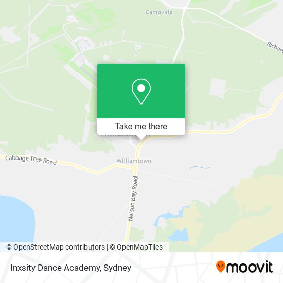 Inxsity Dance Academy map
