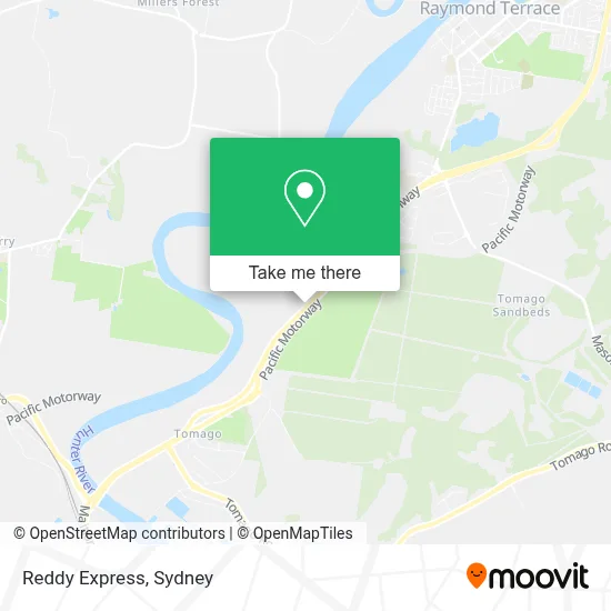 Reddy Express map