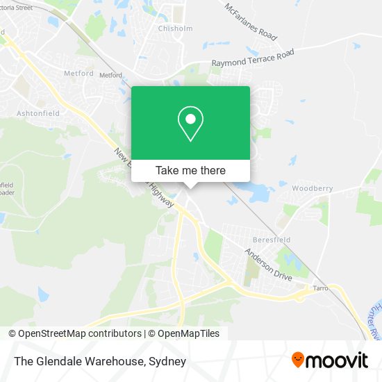 The Glendale Warehouse map