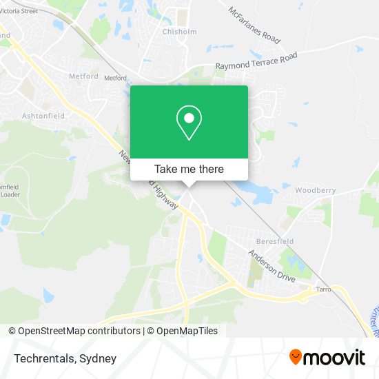 Techrentals map