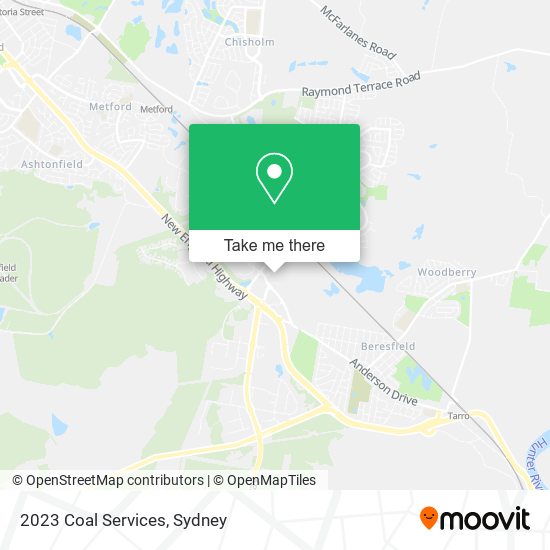 2023 Coal Services map