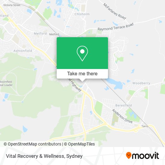 Vital Recovery & Wellness map