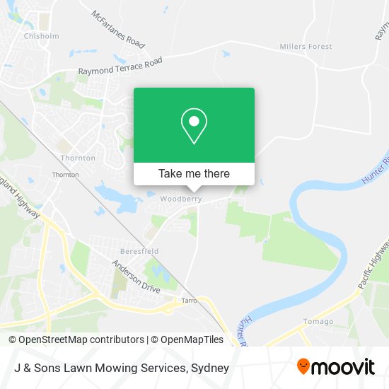 J & Sons Lawn Mowing Services map