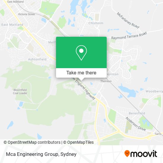Mca Engineering Group map