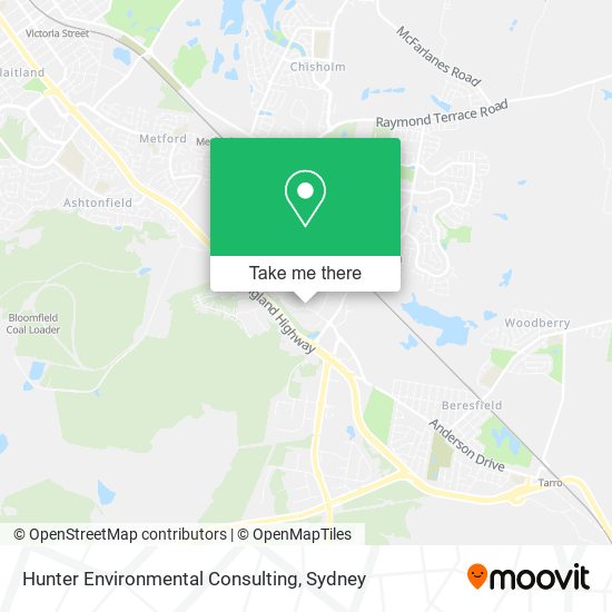 Mapa Hunter Environmental Consulting