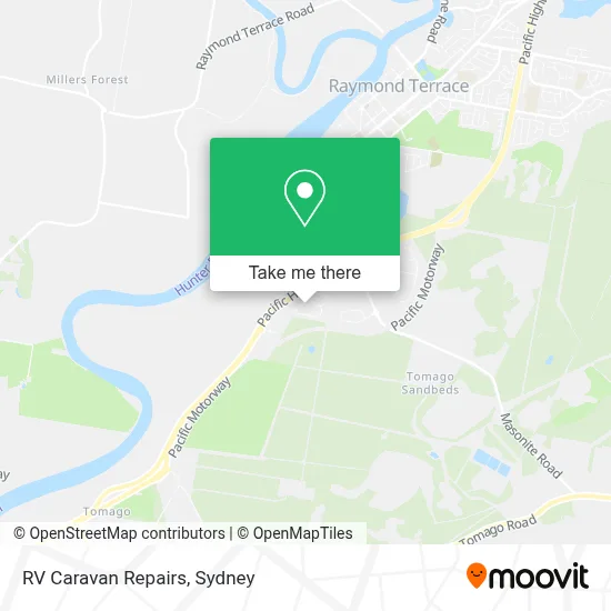RV Caravan Repairs map