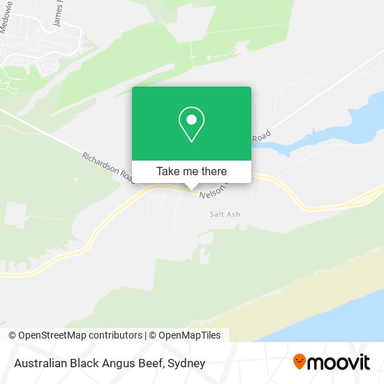 Mapa Australian Black Angus Beef