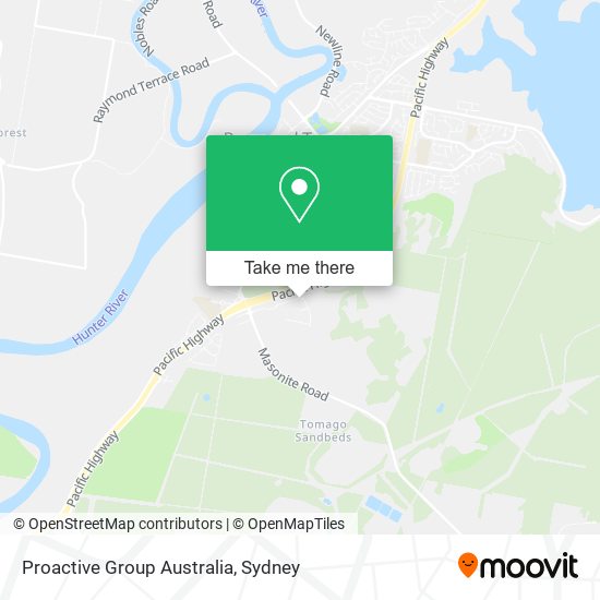 Proactive Group Australia map