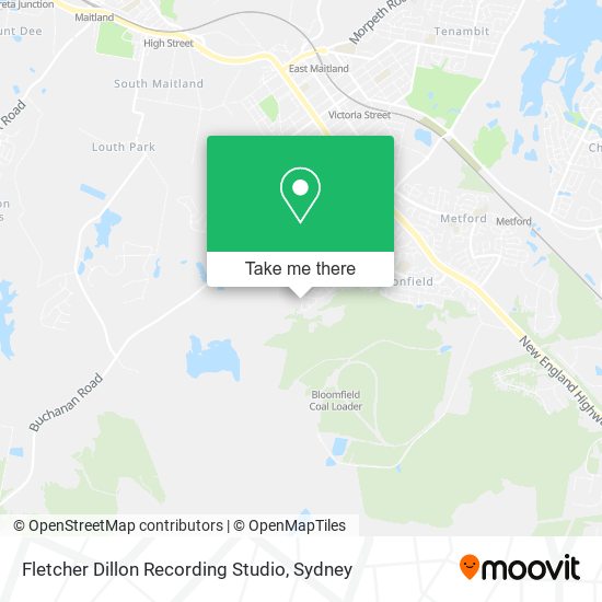 Fletcher Dillon Recording Studio map