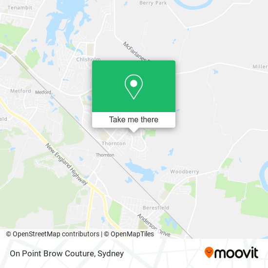 On Point Brow Couture map