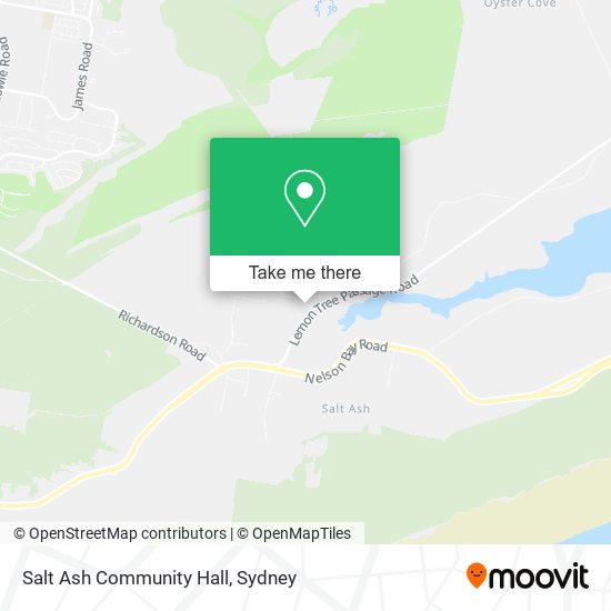 Salt Ash Community Hall map