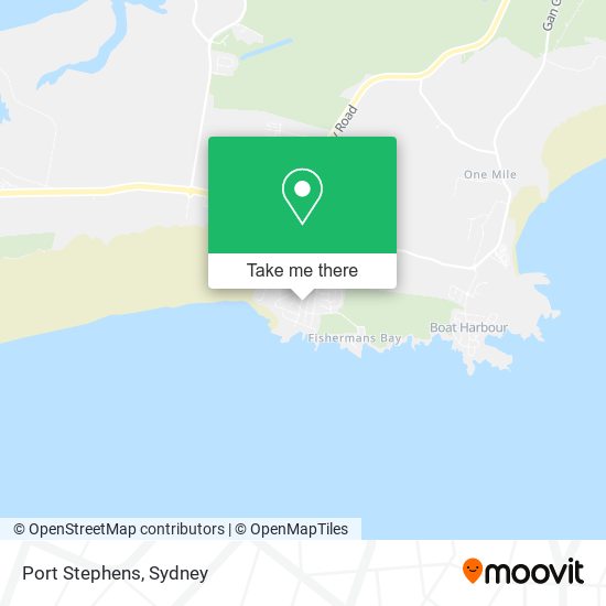 Port Stephens map