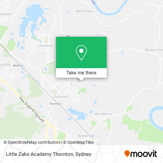 Little Zaks Academy Thornton map