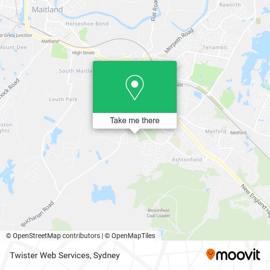 Twister Web Services map