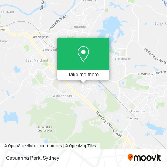 Casuarina Park map