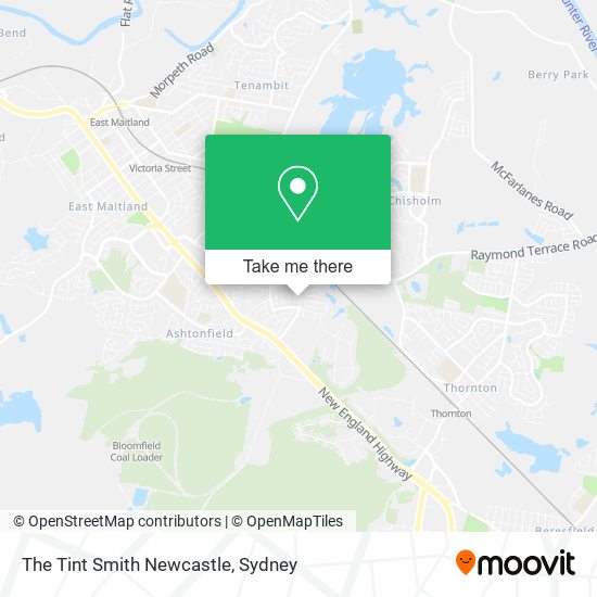 The Tint Smith Newcastle map