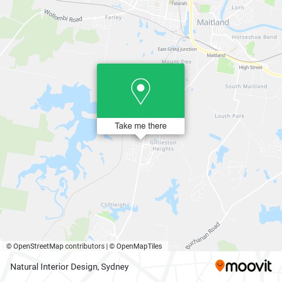 Natural Interior Design map
