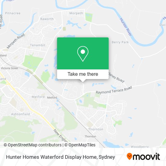 Hunter Homes Waterford Display Home map