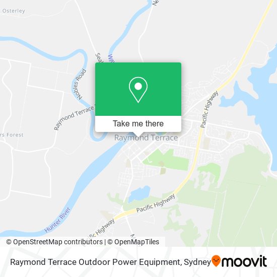 Raymond Terrace Outdoor Power Equipment map