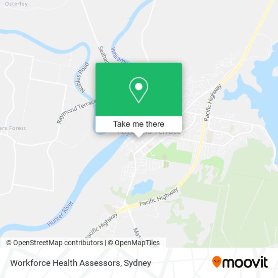 Workforce Health Assessors map