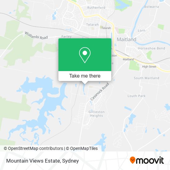 Mountain Views Estate map