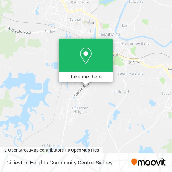 Gillieston Heights Community Centre map