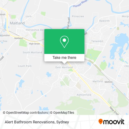 Alert Bathroom Renovations map