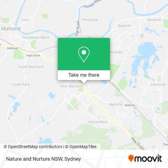 Mapa Nature and Nurture NSW