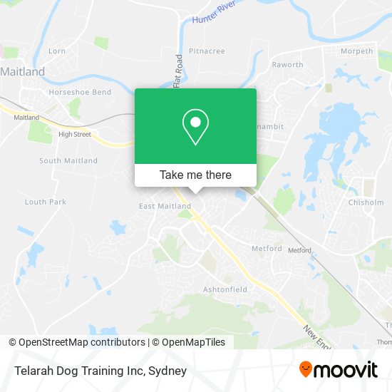 Telarah Dog Training Inc map