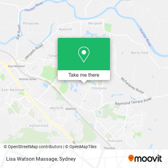 Lisa Watson Massage map
