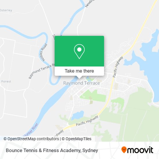Bounce Tennis & Fitness Academy map
