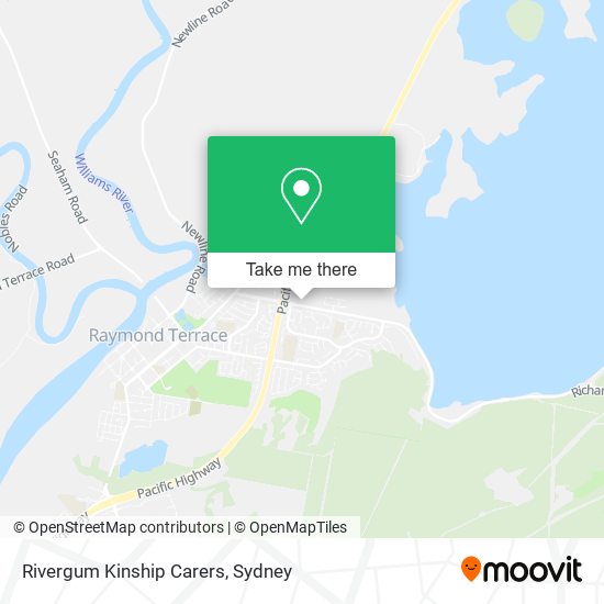 Rivergum Kinship Carers map