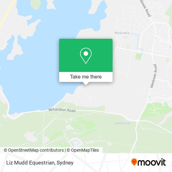 Liz Mudd Equestrian map
