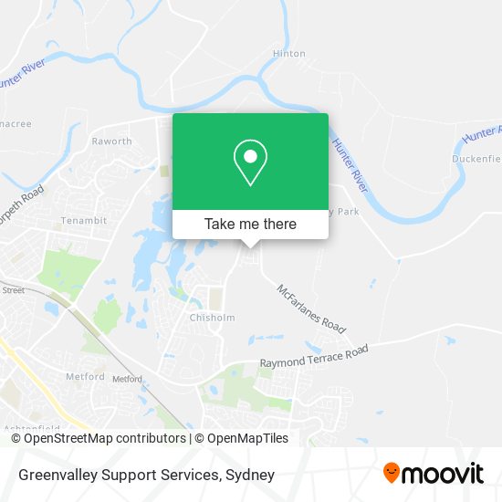 Greenvalley Support Services map