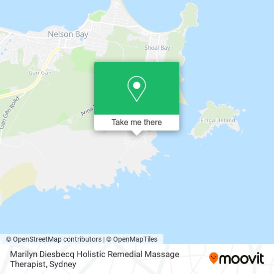 Marilyn Diesbecq Holistic Remedial Massage Therapist map