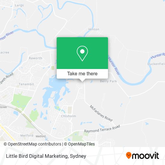 Little Bird Digital Marketing map