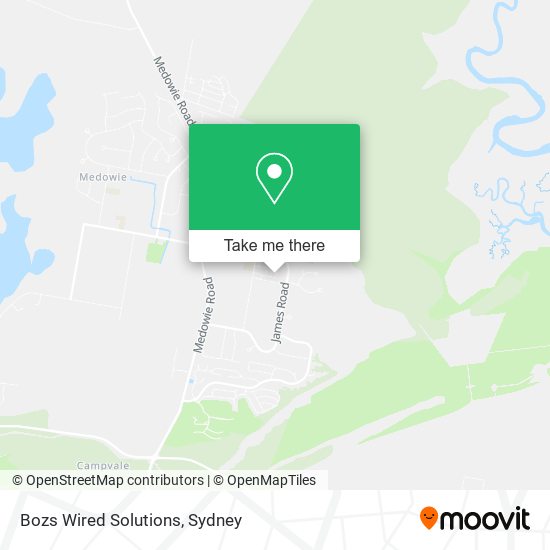 Bozs Wired Solutions map