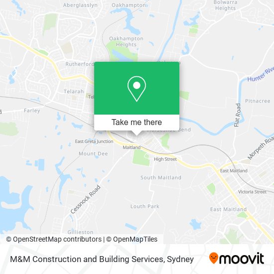 M&M Construction and Building Services map