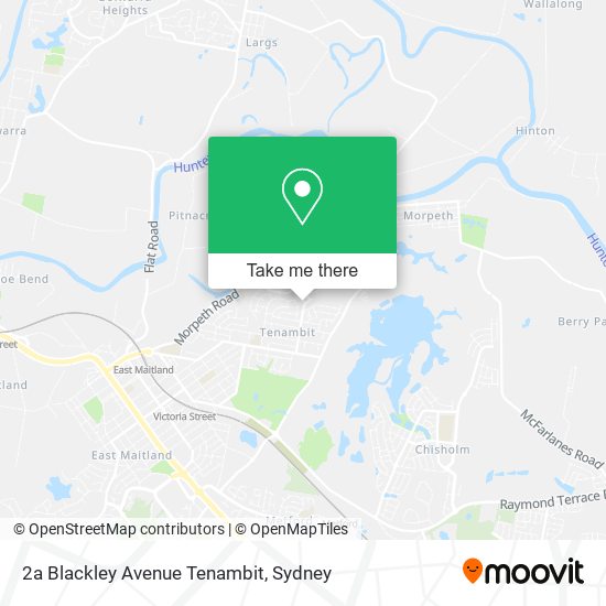 2a Blackley Avenue Tenambit map