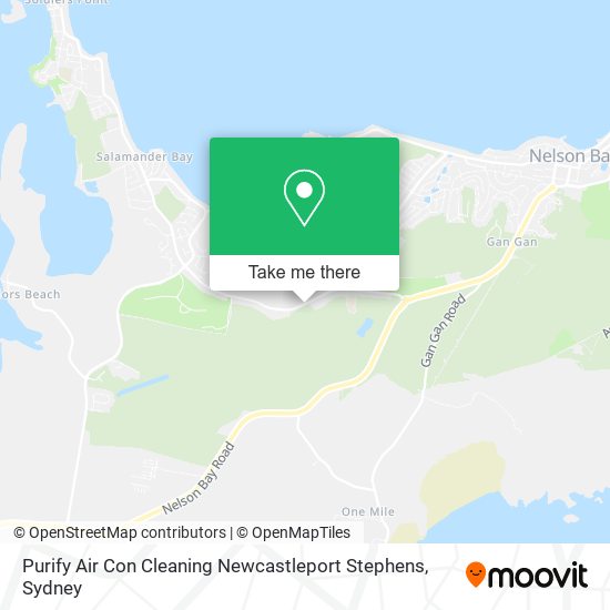 Purify Air Con Cleaning Newcastleport Stephens map