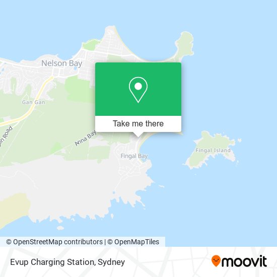 Evup Charging Station map