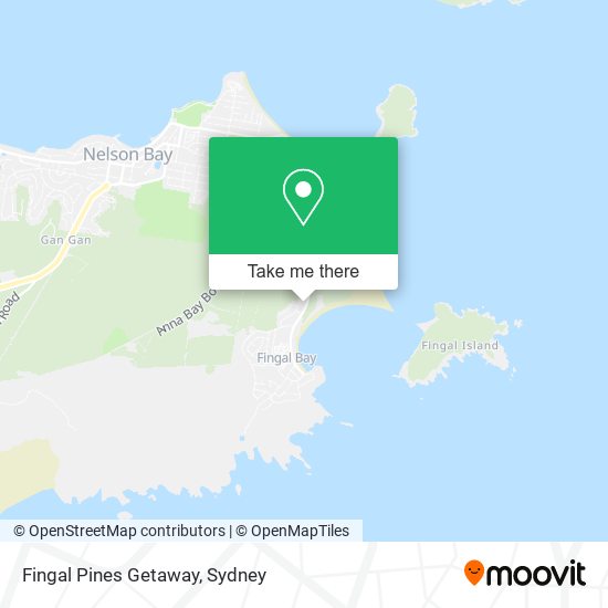 Fingal Pines Getaway map