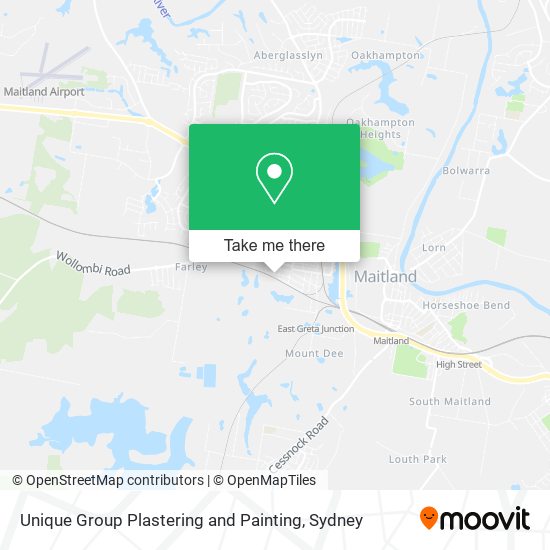 Unique Group Plastering and Painting map